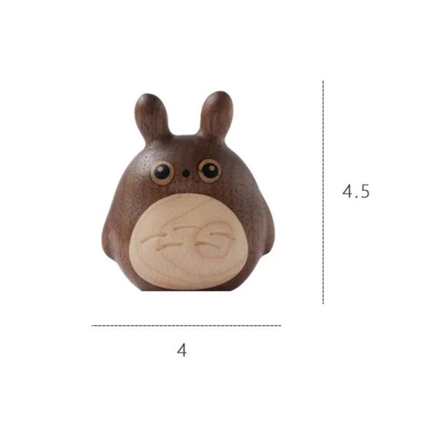 Wood Car Aromatherapy Diffuser - Totoro Design | Cute Wooden Car Air Freshener (oil not included)